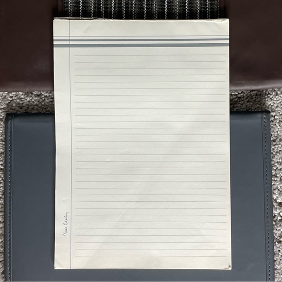 Pierre Cardin Executive Legal Portfolio Case Document Holder & Blocknote Case - Picture 6 of 16